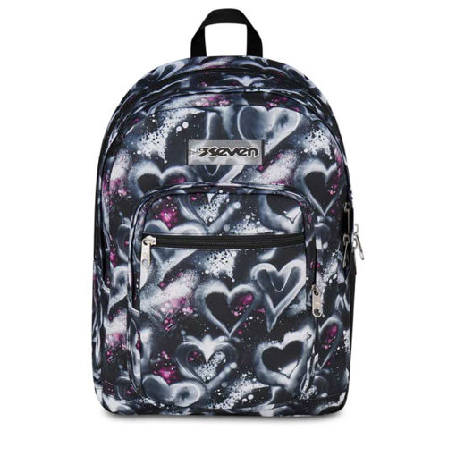Picture of SEVEN FREETHINK GIRL JET BLACK BACKPACK